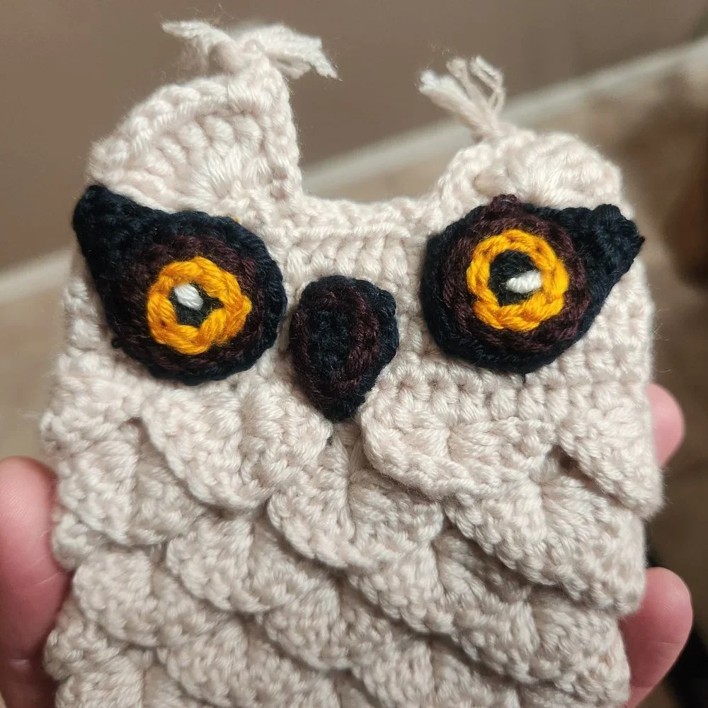 NEW Fingerless Owl Mittens Cute Crochet Knit Kawaii Bird Gloves
